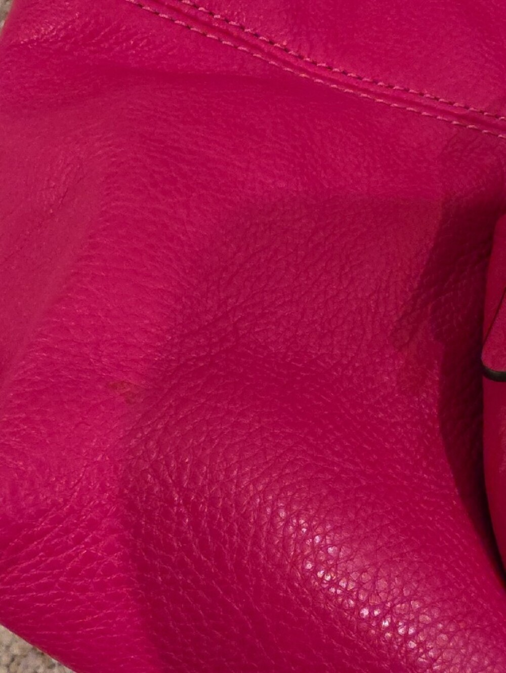 Michael Kors Austin Hobo Pink Pebbled Leather Shoulder Bag with Gold Hardware - Picture 8 of 15